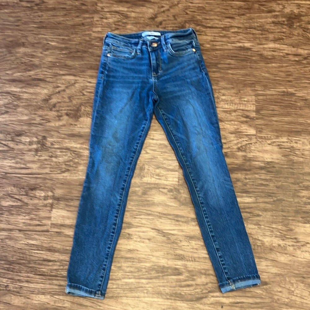 Sam Edelman Blue Skinny Jeans with Tapered Fit